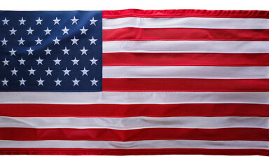 Obraz premium american flag isolated on white