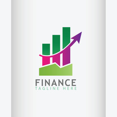 finance accounting logo vector illustration 