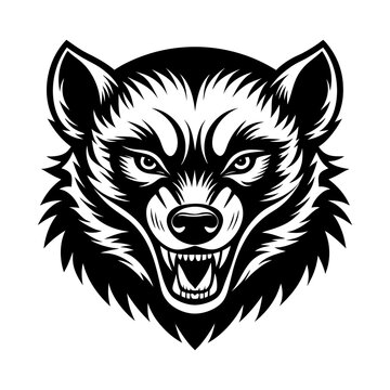 recommend clip art: Download North American Wolverine Silhouette  Vector Illustration Svg File For Design.