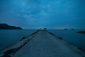 Fototapeta premium Morning light by the sea