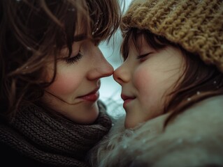 Obraz premium Child with Woman