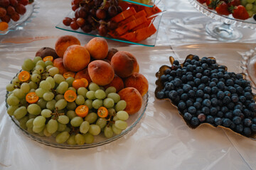fruits and berries on the table