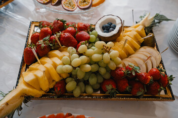 vegetables on a table