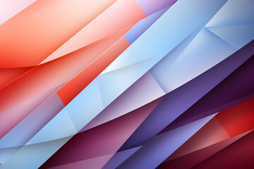 Obraz premium Abstract Background with Diagonal Stripes in Red, Blue, and Purple
