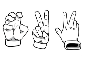 ハンドサイン1