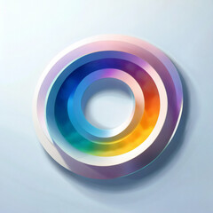 abstract background with colorful circles