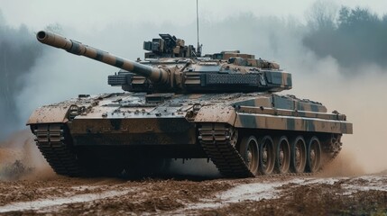 Powerful Tank in Action