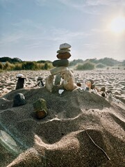 Stones on the beach