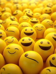 background about World smile day illustration, 4k, photorealistic, copy-spacewith generative ai