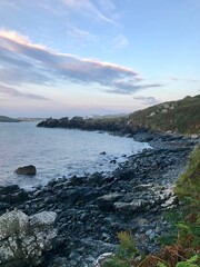 Seaside with stoney beach 