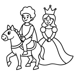 bride and groom in dress