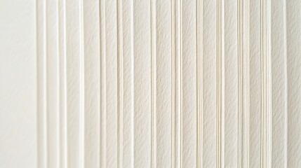 Softly Grained Paper with Subtle Vertical Lines for Structured Minimal Look