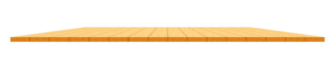 wood plank porange isolated on white, wood table top, table plank, wooden countertop
