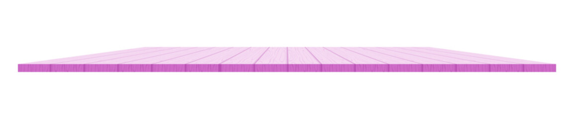 wood plank pastel purple isolated on white, wood table top, table plank, wooden countertop