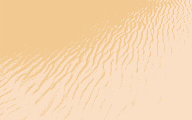 Vector sand texture. Sandy grains background for banner design, travel flyer, poster template. Color textured effect. Beach holiday backdrop. Monochrome pattern of seaside.