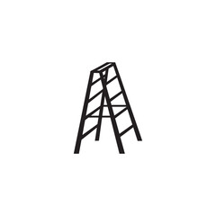 step ladder icon symbol sign vector
