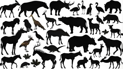 Animal+silhouettes+vector
