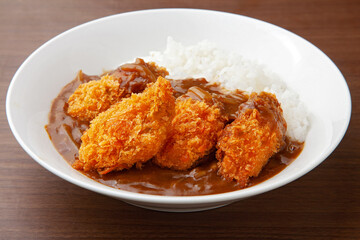 カキフライカレー