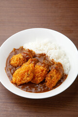カキフライカレー