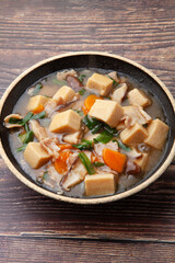 高野豆腐の中華風あんかけ旨煮