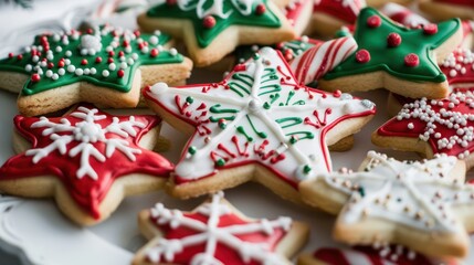 Christmas Cookies Star Shaped