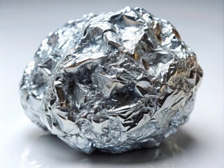 Molded metal with liquid metal and aluminum foil