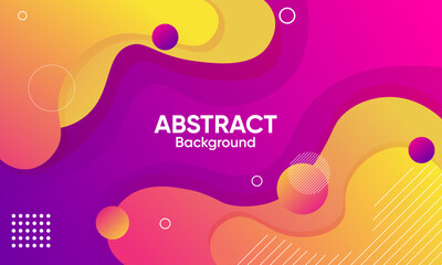 Abstract Purple and yellow background with circles. Eps10 vector