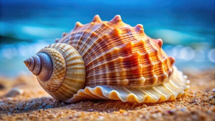 Obraz premium Close+up+of+a+sea+shell