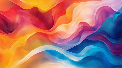 Obraz premium Colorful Abstract Waves