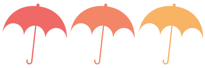 umbrella vector icon illustration 