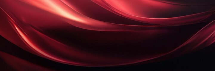 Fototapeta premium red silk fabric background