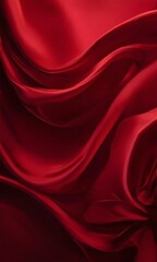 Obraz premium red silk fabric background