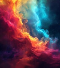 Fototapeta premium colorful smoke background