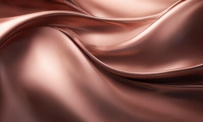 brown silk fabric with smooth surface