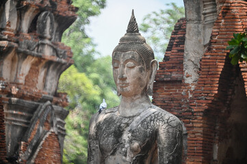Obraz premium Landmark Wat Mahathat, Ayutthaya, Thailand