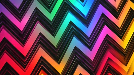 A high-contrast zigzag background with sharp edges and bold colors, ideal for a striking visual.