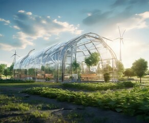 Obraz premium scene greenhouse