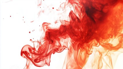 Exploring the Dynamic Beauty of Flowing Smoke in Warm Colors