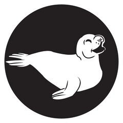 sea ​​lion icon vector design