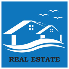 Fototapeta premium Real estate icon vector design