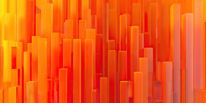 Job Market Sector Analysis: Vibrant Orange Bars