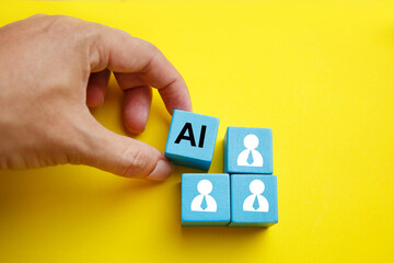 AI replace human, Artificial Intelligence and robotic help people job