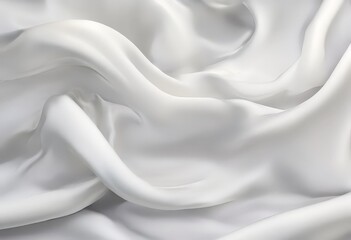 Obraz premium white silk fabric background
