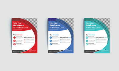 Simple business flyer template,Corporate Business flyer template, Flyer Template Geometric shape used for business poster layout,business flyer template with minimalist layout,Graphic design