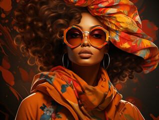 Portrait of a beautiful woman