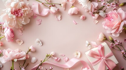 Blank menu card mockup, elegant design for anniversary celebrations and retirements