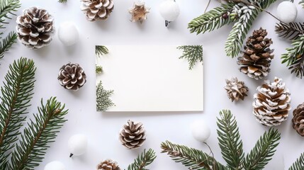 Blank menu card mockup, elegant design for anniversary celebrations and retirements