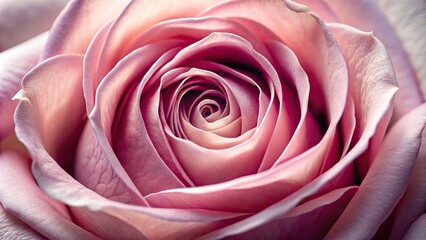 Delicate, velvety petals of a lush pink rose unfurl, showcasing intricate textures and soft, organic curves in a stunning, extreme close-up macro photography shot.