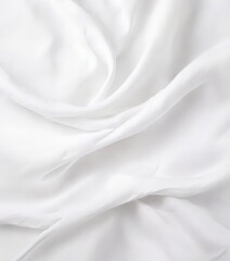 Obraz premium white silk fabric background