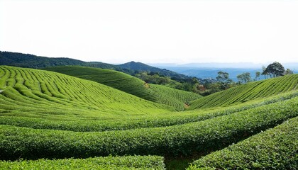 rice terraces in island.landscape, agriculture, field, nature, green, tea, vineyard, farm, hill, sky, summer